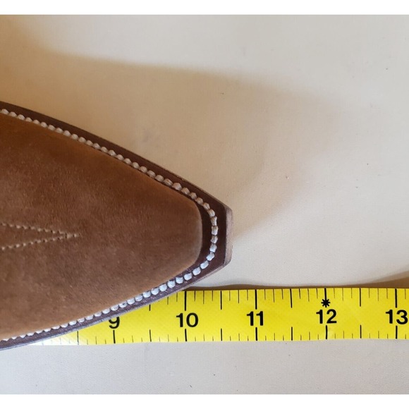 Kimmel Boot Co. Custom Shop Hash Brown Pig Western Cowboy Boots Women's 5.5 B - Picture 9 of 11